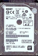 HTS721010A9E630,  MLC: DA6326 PN:0J22423   HGST  SATA 1TB  picture