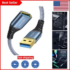Durable 3.3ft USB Extension Cable for Gaming & Peripheral Devices - Fast Charge picture
