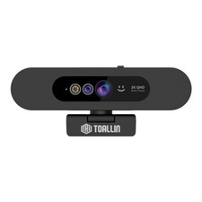 TOALLIN 2K QHD Fixed Focus Windows Hello Webcam Built‑in Mic No Need APP Drivers picture