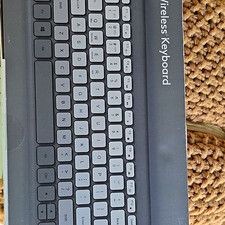 heyday Wireless Keyboard Gray Full Number Pad 2.4GHz + Bluetooth QWERTY English picture