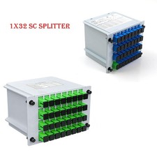 1x32 PLC Fiber Optic Cassette Splitter SC UPC/APC Optic Fiber Distribution Box picture