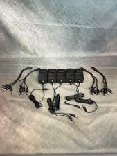 5x Genuine MOSO MSA-C2000IC12.0-24P-US 12V 2A AC Adapter + 4x 4-Way Splitter picture