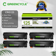 4-Pack 125 CRG125 Compatible Toner Cartridge for Canon MF3010 LBP6000 LBP6030w picture