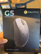 Keychron G5 Ultra Light Wireless Mouse - Black - 43 Grams - PixArt 3950 (8K) picture