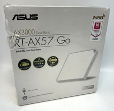 ASUS RT-AX57 Go AX3000 WiFi 6 Dual-Band Travel Router, White *NEW* picture