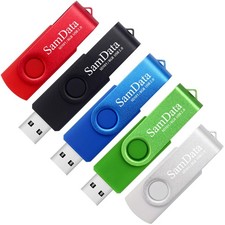 SamData 8GB USB Flash Drives 5 Pack 8GB Thumb Drives Memory Stick Jump Drive ... picture