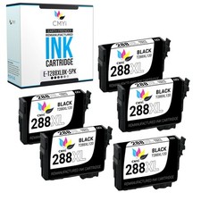 5PK CMYi Replacement 288XL BK Ink Cartridges for Epson Expression XP-440 XP-446 picture