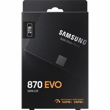 NEW SEALED Samsung 870 EVO 2TB SATA 2.5” Internal SSD 2GB Cache MZ-77E2T0 picture