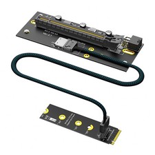 PCIe 4.0 x16 to M.2 NVMe Riser Extension Cable For 2280 Size M.2 NVMe SSD picture
