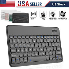 10inch Universal Wireless Bluetooth Keyboard For PC Laptop Mac iOS iPhone Tablet picture