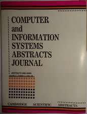 Computer and Information Systems Abstracts Journal, April 1989  - [04801-06400]  picture