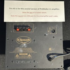 Repair Parts KIT: Klipsch ProMedia 2.1 2ND Generation Computer Speaker Amplifier picture