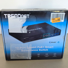 TRENDnet TPE-3012LS 12-Port Gigabit PoE+ Smart Surveillance Rack Switch picture
