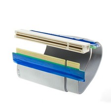 Flexible PCI Riser Slot Extender Ribbon Cable Adapter Expansion Cord picture