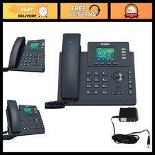 VoIP IP Phone with Power Adapters - 1 Year Warranty - Unlocked for Any Provider picture