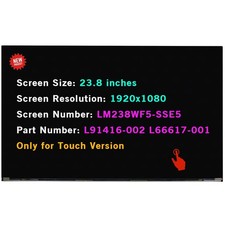 New LCD Touch Screen Display for HP 24-dp0158qe 24-dp0160 LM238WF5-SSE6 1080p picture