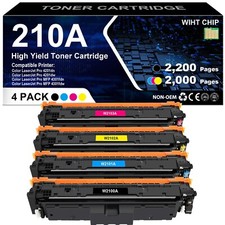 4PK 210A W2100A Toner Compatible for HP Color LaserJet Pro 4201dn 4201dw 4301fdw picture