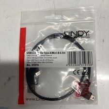 Lindy USB 2.0 cable Type A/Mini-B 0.5m 31970 P-848 picture