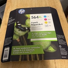 Genuine HP 564XL 4 Color Set Cyan, Magenta, Yellow,Photo Ink 10/2020NEW SEALED picture