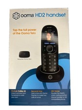 Ooma HD2 Phone Handset Add-On With Charging Base Tested No Batteries picture