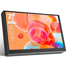 Multifunctional Mini Monitor 7 Inch 1024x600 HDMI VGA AV Screen fr Traveling DVD picture