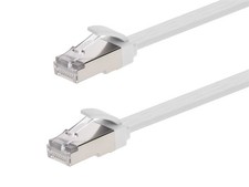 Monoprice Cat6A Ethernet Patch Cable - Slim, Flat, U/FTP, 30AWG, Molded Boot, picture