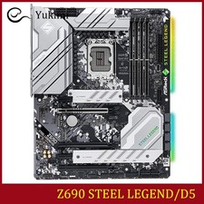 FOR ASROCK Z690 STEEL LEGEND/D5 DDR5*4 192GB LGA1700 ATX Ｍotherboard Test OK picture