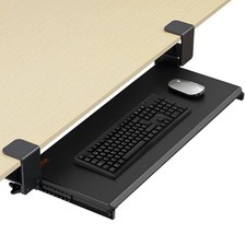 Under Desk Keyboard Tray Pull Out 26.8x11
