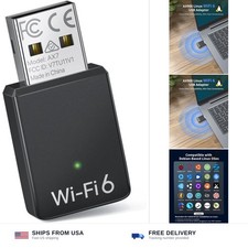 BrosTrend AX900 Mini USB WiFi 6 Linux Compatible WiFi Adapter, Dual Band picture