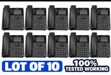 Lot Of 10 - Poly VVX 350 Business IP Phone Desk Business Telephone W/ Stands picture