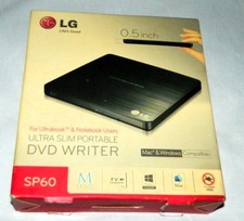 LG SP60NB50 Ultra Slim Portable 8 x DVD Writer Mac & Windows New Sealed picture