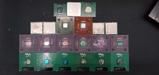 Bulk Old Cpu Lot. Amd, Intel, 21 CPUs, Athlon, Duron, Pentium, Celeron, UNTESTED picture