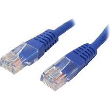 StarTech.com 50ft Blue Molded Cat5e UTP Patch Cable (M45PATCH50BL) picture