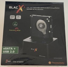 💻 Thermaltake BlacX eSATA+ USB 2.0 Hard Drive Docking Station ST0005U up to 4TB picture