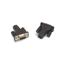 PS2 Female Mouse to DB9 Female Serial Port Adapter PS2 Mini DIN 6  - Black picture