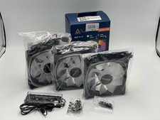 Montech RX120 PRO RGB Rifle Bearing 120mm Case Fan - Black (3 Pack) picture