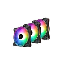 DeepCool CF120 PLUS 3 in 1 (3-Pack) Customisable Addressable RGB LED Lighting 3 picture