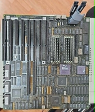 Rare Vintage DOS Early Intel 386 25mhz AT Motherboard PCB 8MB RAM Tested Working picture