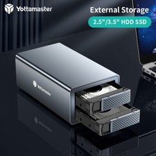 Yottamaster 2 Bay Hard Drive Enclosure Type B For 2.5