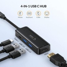 iDsonix USB-C Multiport USB Hub with 4K HDMI USB 3.0 5Gbps for MacBook Laptop US picture
