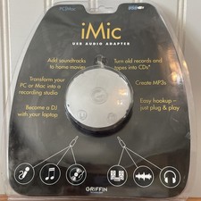 NEW Griffin iMic 2002 USB External Sound Card MAC or PC GriffiniMic T3041LL A picture