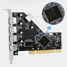 PCI to 4 Ports External+1 Port Internal USB 2.0 Expansion Card Chipset for NEC picture