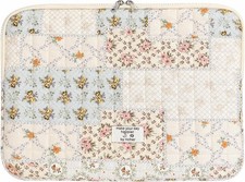 Puffy Laptop Sleeve 13 Inch Cute Quilted Laptop Protective Case Padded Floral picture