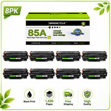 8PK Replace CE285A 85A Toner For LaserJet P1102w 1102w P1102 M1212nf P1006 picture