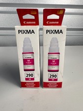 2X Canon GI-290M Magenta Ink Bottle OEM New picture