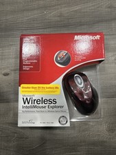Microsoft Wireless Intellimouse Explorer Mouse Crimson Red X09-49266 picture
