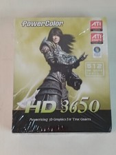 PowerColor HD 3650 ATI Radeon 3D Graphics Card 512Mb 128bit Crossfire X PCI-E picture