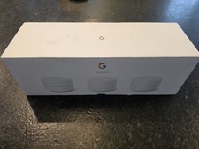Google Nest Wifi Router + (3‑Pack) – AC1200 Wi‑Fi System - Factory Sealed  picture