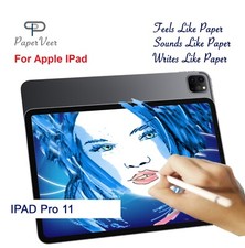 PaperVeer Matte Finish Film Anti-Glare Screen For Apple iPad Pro 11 in picture