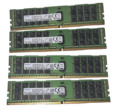 Lot of 4 Samsung 32GB 2Rx4 PC4-2400T Server RAM M393A4K40BB1-CRC Used picture